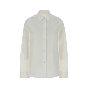 Jil Sander Women White Poplin Shirt